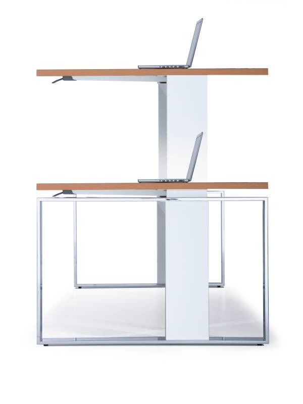 Leuwico iMOVE-F 180×90 cm Steh-Sitz Motortisch